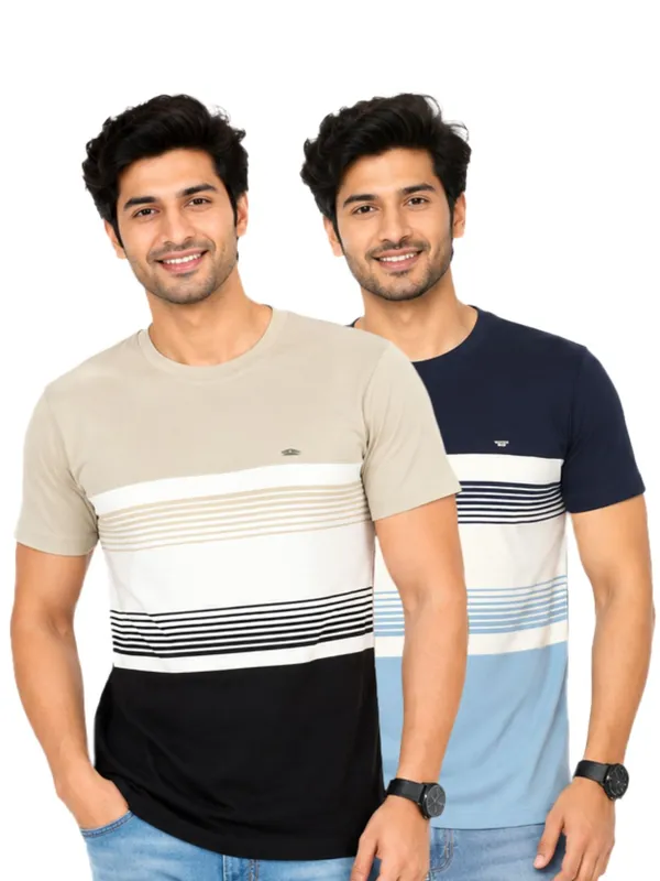 Digsel_Men_Cotton_Blended_Stripes_T_shirt_pack_of_2