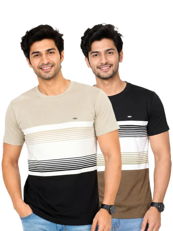Digsel_Men_Cotton_Blended_Stripes_T_shirt_pack_of_2