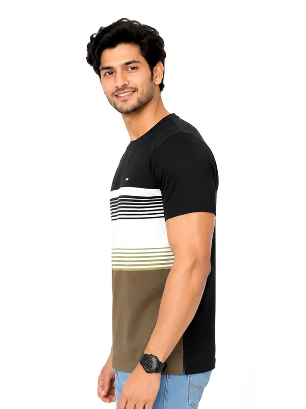 Digsel_Men_Cotton_Blended_Stripes_T_shirt_pack_of_2