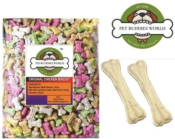 Colorful_Puppy_Biscuit_500_Gm_&_2_Chew_Bone_3_Inch_Free