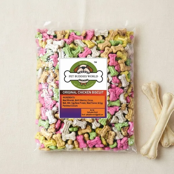 Colorful_Puppy_Biscuit_500_Gm_&_2_Chew_Bone_3_Inch_Free
