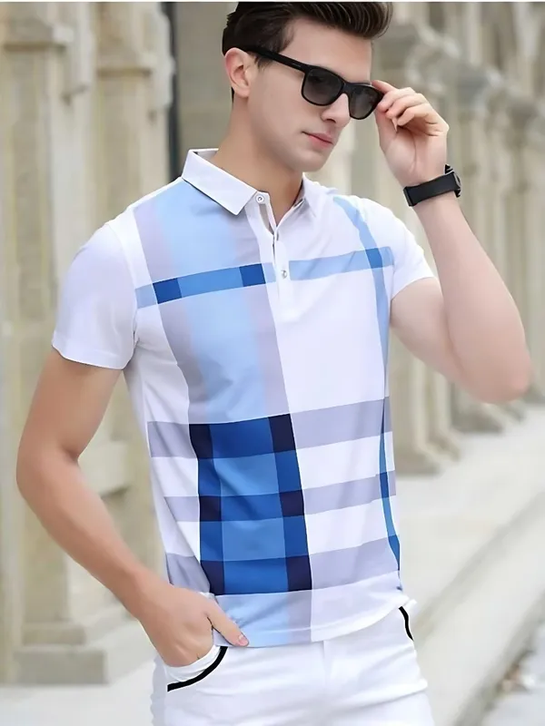 Royal_Polo_Collar_Half_Sleeve_Cotton-Polyester_Blend_T-Shirt_For_Men