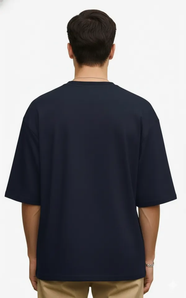 Navy_Printed_Round_Neck_Loose_Fit_Cotton-Polyester_Blend_T-Shirt_For_Men