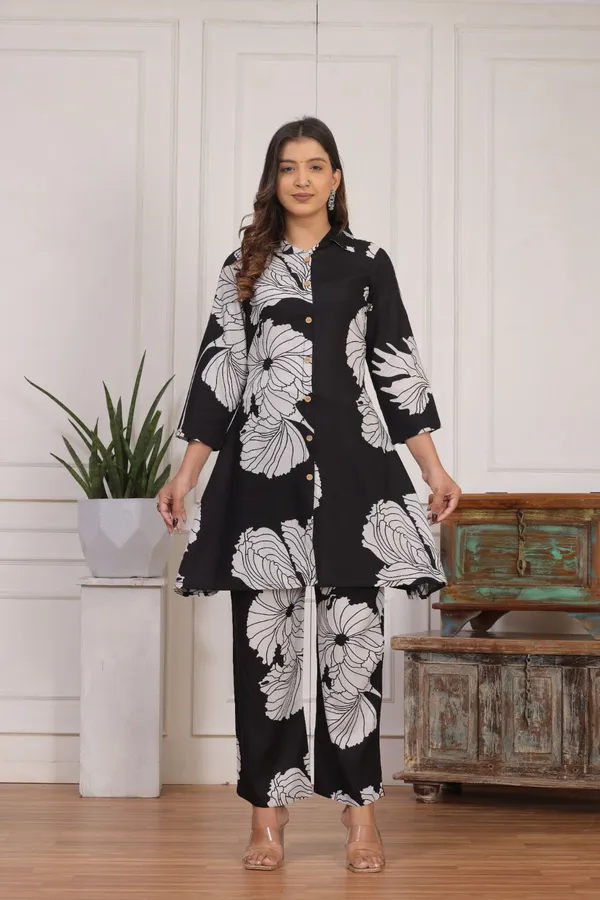 Black_And_White_Cotton_Co-Ord_Set_For_Women