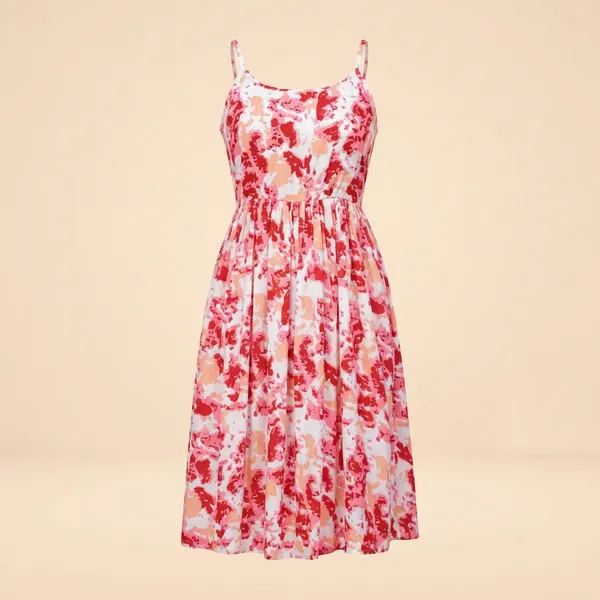 Red_Cotton_Dress_For_Women