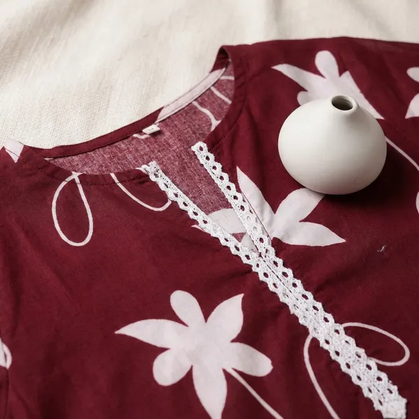 Red_Cotton_Co-Ord_Set_For_Women