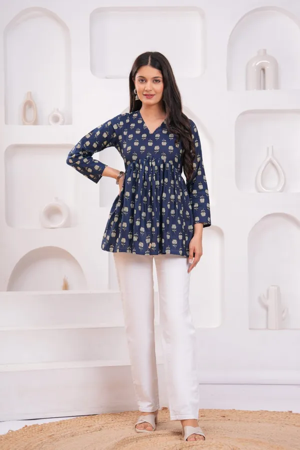 Navy_Blue_Cotton_Co-Ord_Set_For_Women