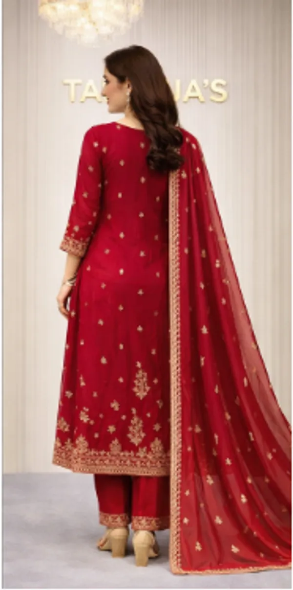 Red_Chinon_Anarkali_Dress_For_Women