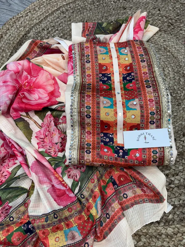 Cotton_Satin_Suit_with_Kota_Doria_Dupatta_&_Plain_Bottom