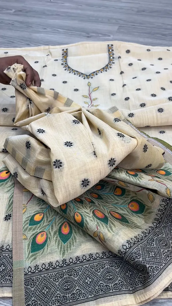 PURE_JAMDANI_Unstitched_Suit