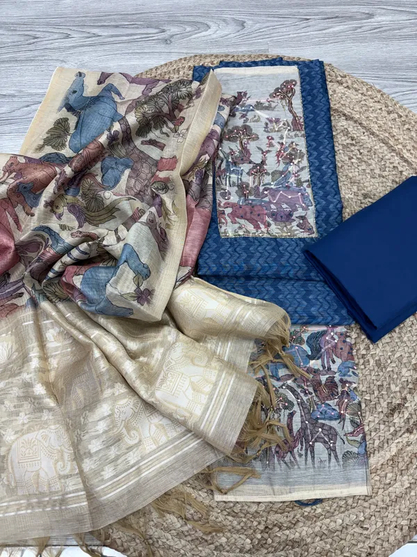 Premium_Cotton_Tussar_Suit_Set_✨