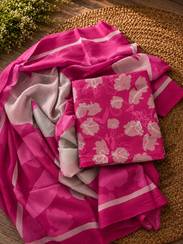 Pure_Georgette_Suit_Set_with_Sari_Work_✨