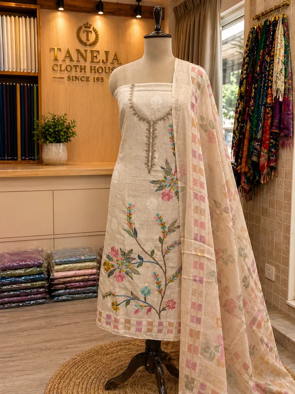 Pure_Kashmiri_embroidered_Jamdani_suit_set