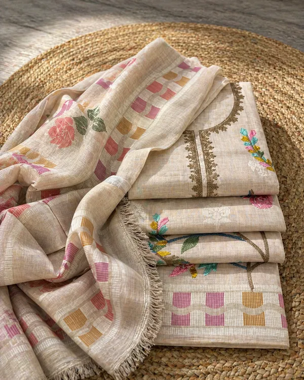 Pure_Kashmiri_embroidered_Jamdani_suit_set