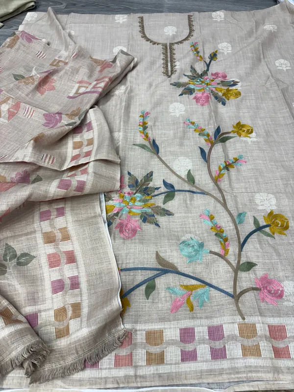 Pure_Kashmiri_embroidered_Jamdani_suit_set