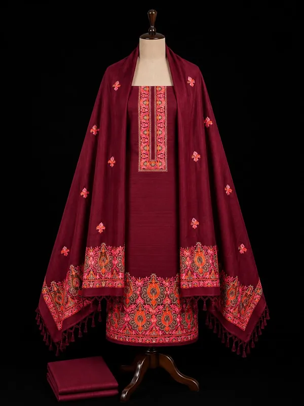 Pure_Wool_Kashmiri_Embroidered_Shawl_Suit_✨