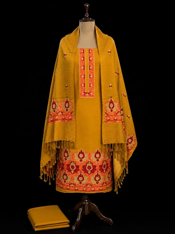 Pure_Wool_Kashmiri_Embroidered_Shawl_Suit_✨