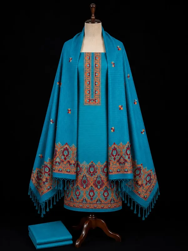 Pure_Wool_Kashmiri_Embroidered_Shawl_Suit_✨