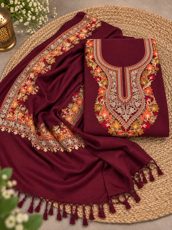 Pure_Wool_Kashmiri_Embroidered_Suit_✨