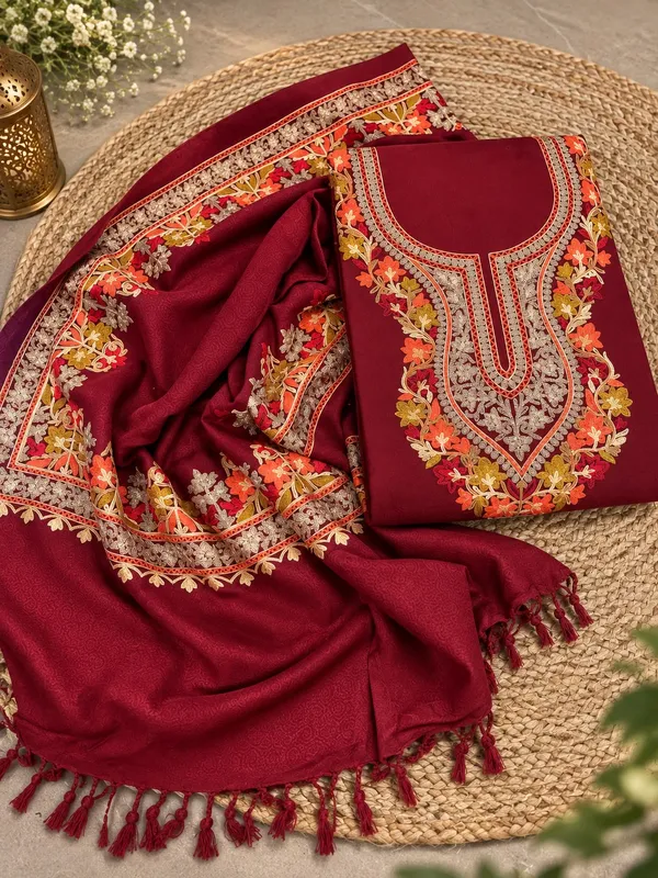 Pure_Wool_Kashmiri_Embroidered_Suit_✨