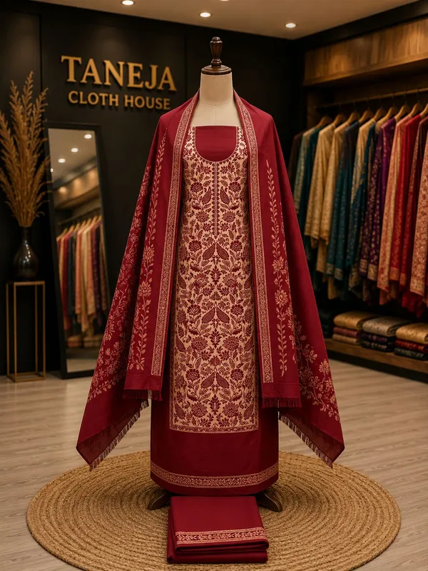 Pure_Wool_Woven_Shawl_Suit_✨