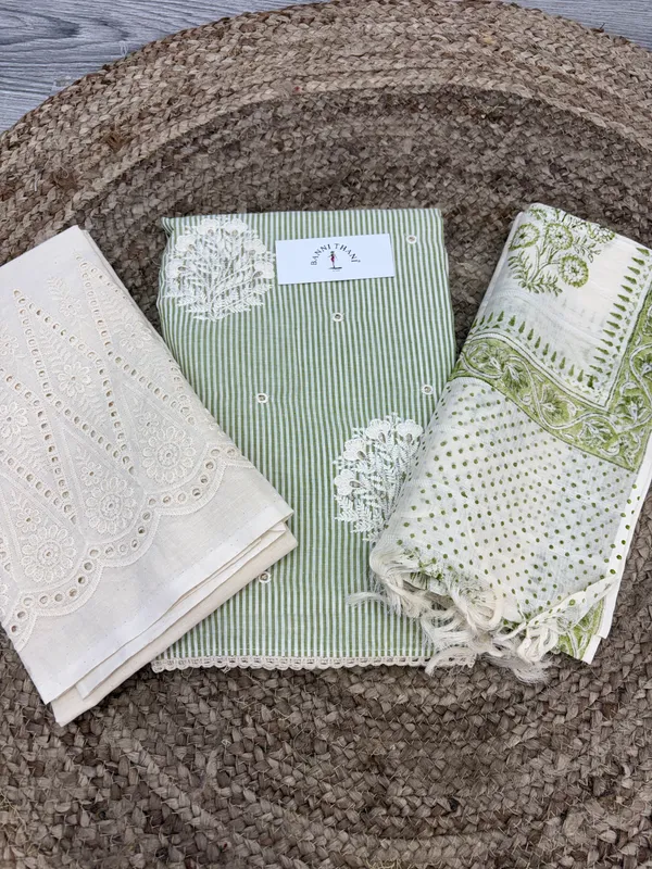 Pure_Cotton_Lucknowi_Embroidery_Suit_Set