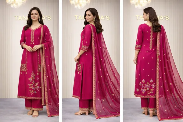 Raw_Silk_Anarkali_Dress_For_Women