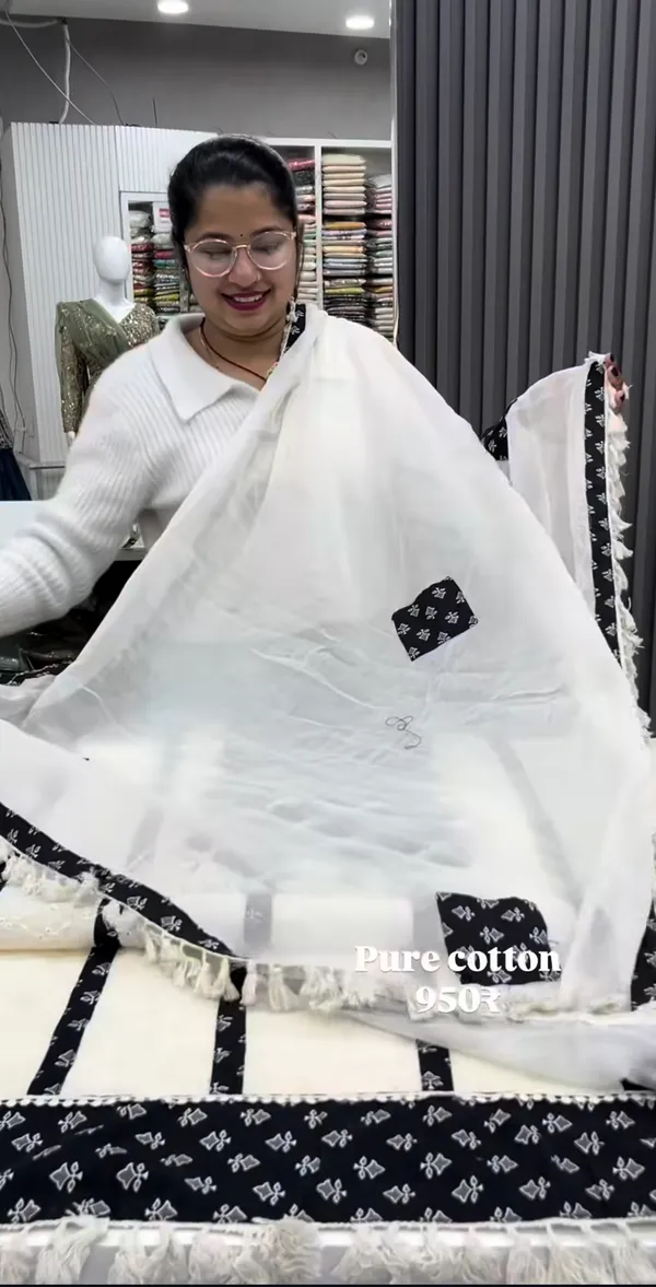 Black_&_White_Pure_Cotton_Unstitched_Suit_For_Women