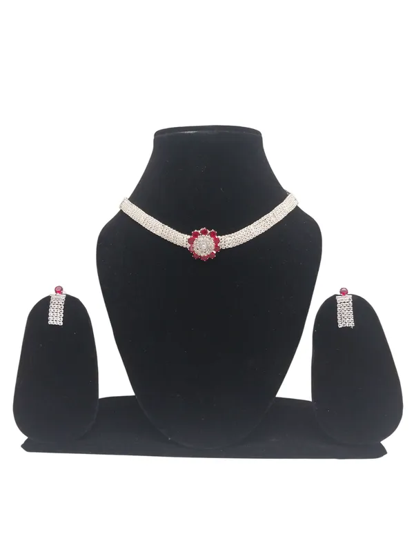 Red_Premium_Alloy_Necklace_And_Earrings_Set_For_Women