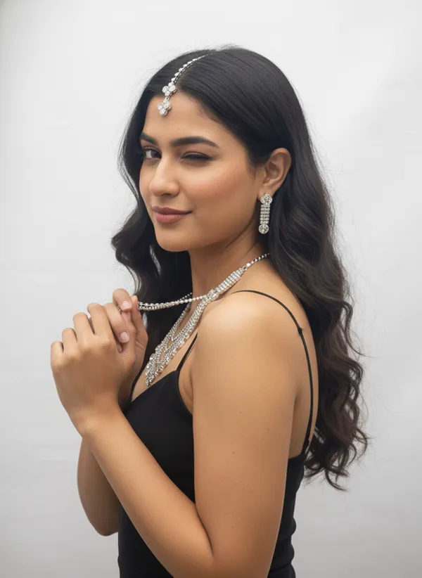 Silver_Premium_Alloy_Necklace,_Earrings_&_Maang_Tikka_Set_For_Women