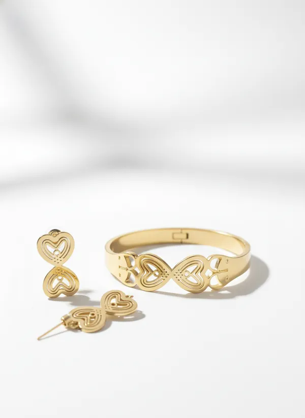 Gold_Premium_Alloy_Bracelet_And_Earring_Set_For_Women