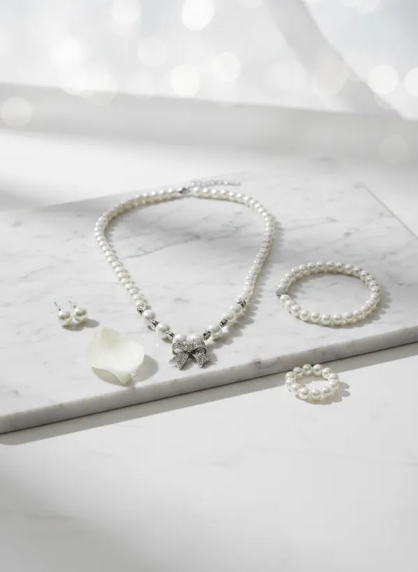 Pearl_Premium_Pearl_Necklace,_Earrings,_Bracelet_And_Ring_Set_For_Women
