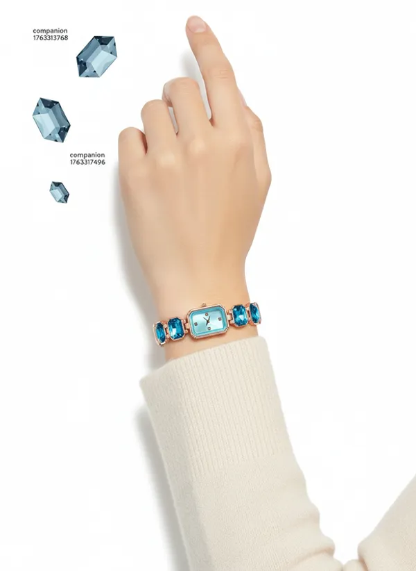 Blue_Premium_Alloy_Watch_For_Women