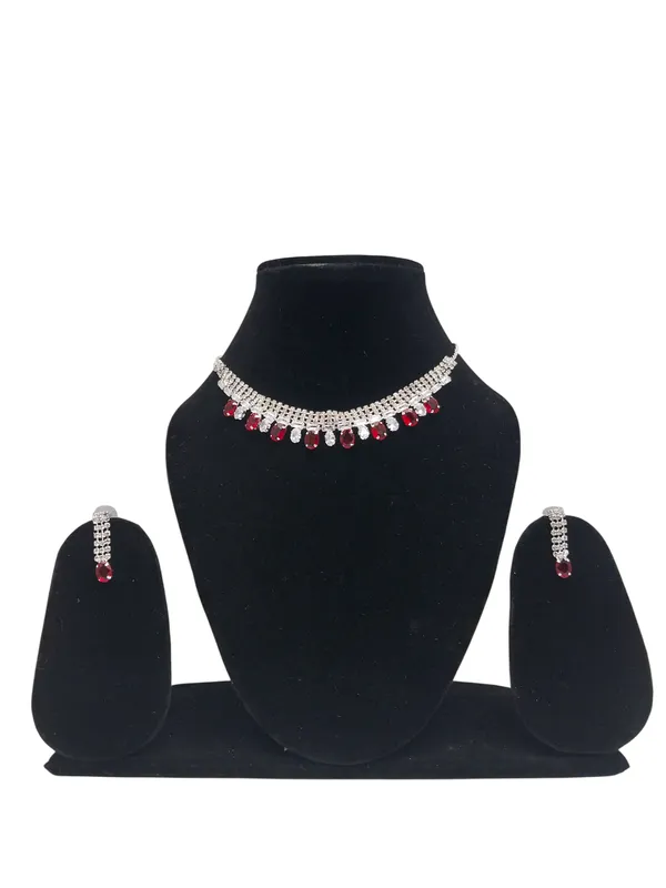 Red_Premium_Alloy_Necklace_And_Earrings_Set_For_Women