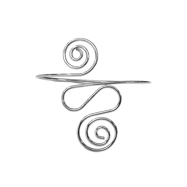 Silver_Tone_Anti_Tarnish_Double_Spiral_Upper_Arm_Cuff_For_Women_|_Adjustable_Baju_Band_Armlet