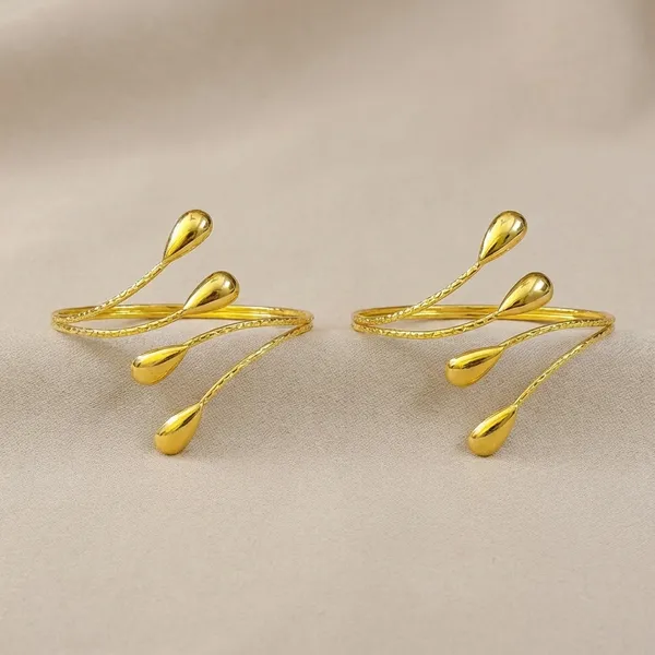 Gold_Tone_Anti_Tarnish_Teardrop_Flow_Upper_Arm_Cuff_For_Women_|_Adjustable_Baju_Band_Armlet