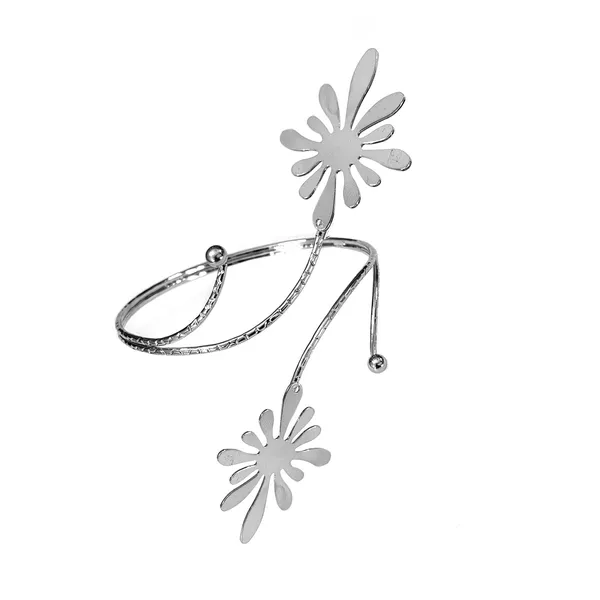 Silver_Tone_Anti_Tarnish_Floral_Burst_Upper_Arm_Cuff_For_Women_|_Adjustable_Baju_Band_Armlet