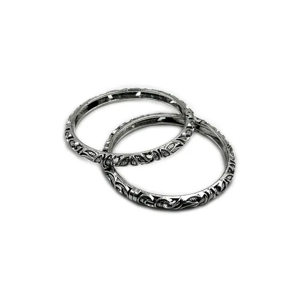Silver_Oxidised_Bracelet_Bangles_For_Women_&_Girls_|_Traditional_Ethnic_Kada_Style_Bangle_Set_(Pair)_|_Available_In_Antique_Gold_&_Silver_Finishes_(Silver_Leaf)