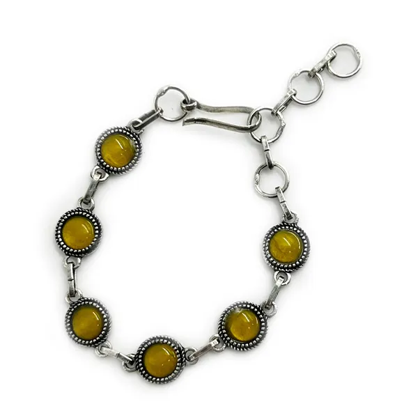 Yellow_Mustard_Yellow_Oxidised_Bracelet_For_Women_Bohemian_Antique_Look_With_Adjustable_Fit
