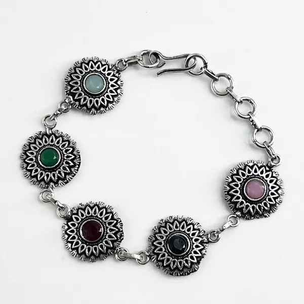 Pearl_Oxidised_Bracelet_With_Antique_Pearl_Finish_Vintage_Ethnic_Jewellery_For_Women