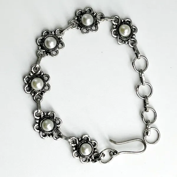 Multicolor_Oxidised_Sunflower_Motif_Multistone_Bracelet_For_Women_&_Girls_Adjustable_Vintage_Style_Statement_Jewellery