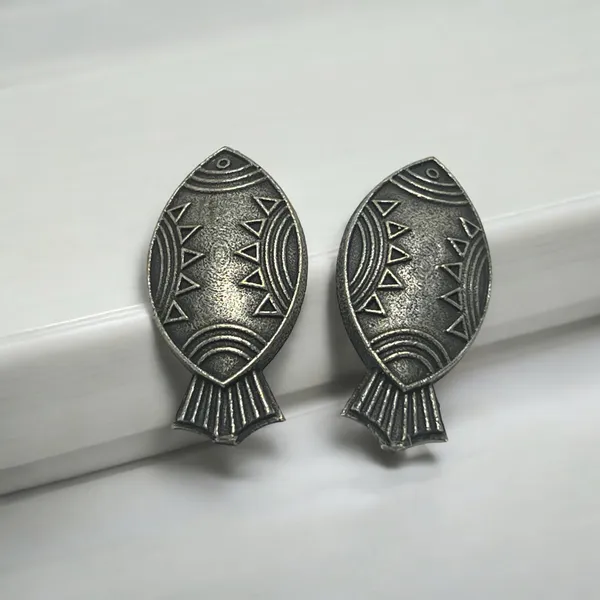 Pastel_Green_&_Oxidised_Black_Smart_Oxidized_Brass_Small_Stud_Earrings_-_Perfect_For_Office_&_College_Wear_Choice_Of_Variety_Of_Designs