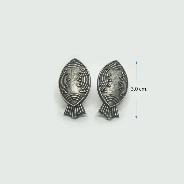 Pastel_Green_&_Oxidised_Black_Smart_Oxidized_Brass_Small_Stud_Earrings_-_Perfect_For_Office_&_College_Wear_Choice_Of_Variety_Of_Designs