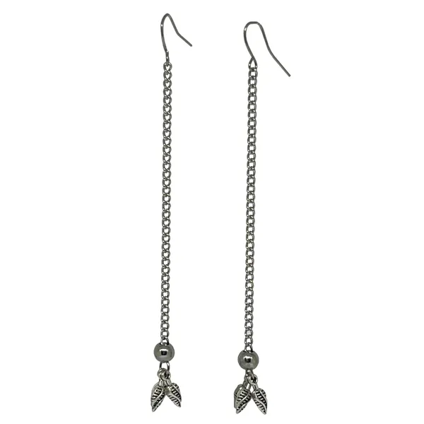 Oxidised_Silver_Long_Chain_Danglers_With_Leafs_Charms_For_Women_And_Girls