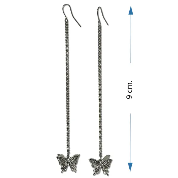 Oxidised_Silver_Multi-Design_Oxidized_|_Long_Chain_Danglers_|_Long_Dangler_With_Charms_|_Accessories_Jewellery_For_Women_|_Gift_For_Women_And_Girls