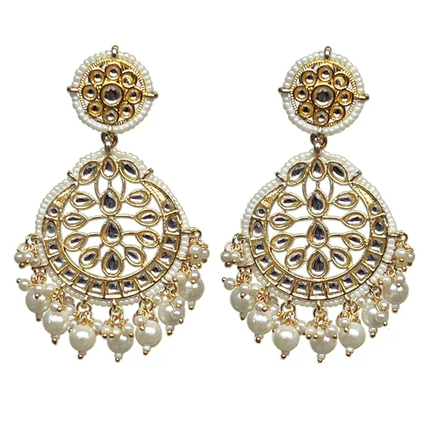 Golden_Drops_&_Danglers:_Golden_Chandbali_Earrings_With_White_Pearl_Beads_For_Women_And_Girls