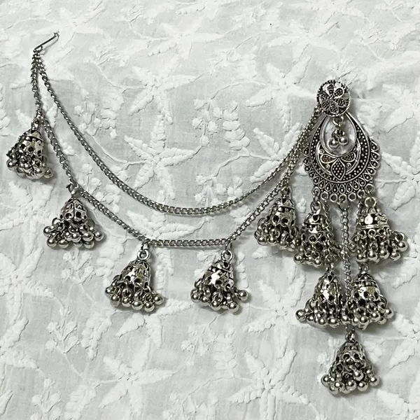 Oxidised_Traditional_Oxidized_Bahubali_Chandbali_Jhumkas_With_Chains_And_Beads_Drop_For_Women_And_Girls