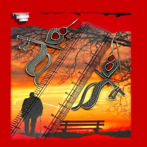Red_Oxidized_Lord_Krishna_Earrings_Murli_-_Bansuri,_Mayur_Inspired_Design,_Krisna_Janmashtami_Temple_Earring_For_Women_And_Girls