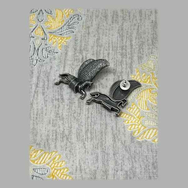 Silver_Oxidised_Brass_Antique_Oxidized_Pegasus,_Shaahi_Ghoda,_Winged_Horse_Motifs_Earrings_Pegasus_Inspired_Statement_Jewellery