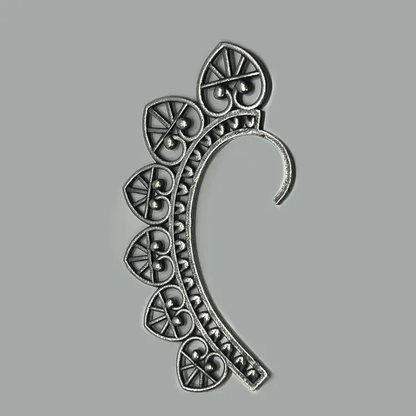 Silver_Oxidised_Crescent_Leaf_Ear_Cuff_Earrings_-_Clip-On_Ear_Jacket,_Butterfly_Ear_Climbers,_Oxidised_Ear_Cuffs_For_Non-Pierced_Ears_For_Women_And_Girls